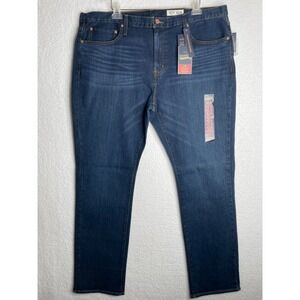 Cremieux 42 x 34 Premium Denim Men's Jeans Slim Fit Stretch Indigo Blue NWT